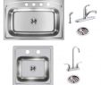Pergola Brico Depot Arrivage 2020 Nouveau Elkay Pergola All In E Drop In Stainless Steel 33 In 4 Hole Single Bowl Kitchen Sink with Bar Sink Faucets and Drains