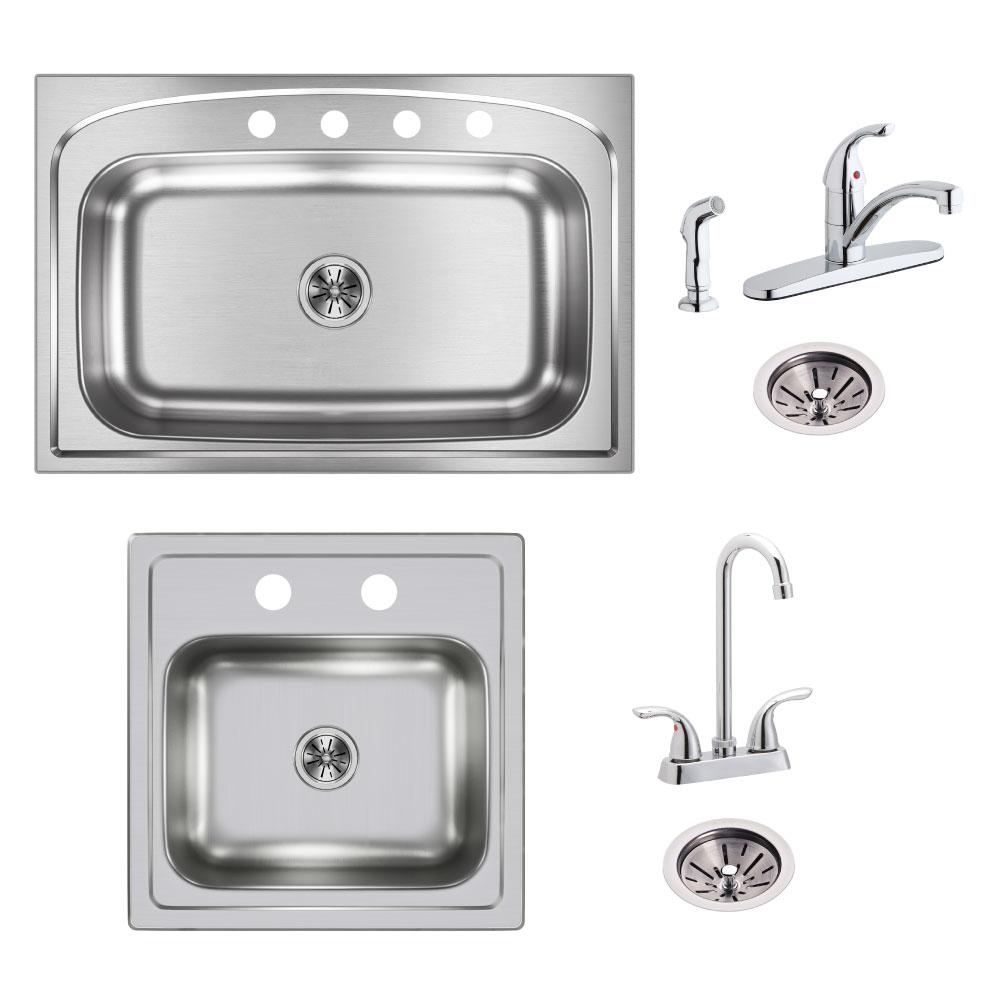 stainless steel elkay drop in kitchen sinks vbthd73 64 1000