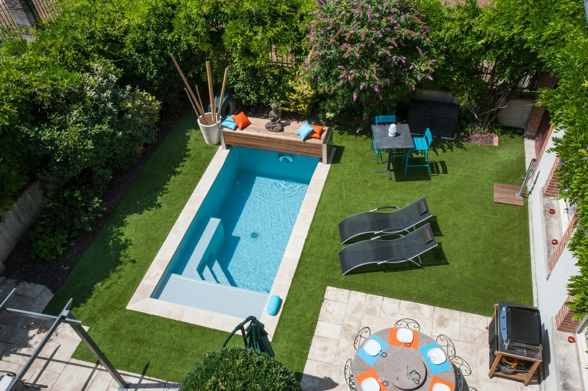 Petit Jardin Avec Piscine Beau La Citadine Par L Esprit Piscine – 4 50 X 2 20 M Fond Plat