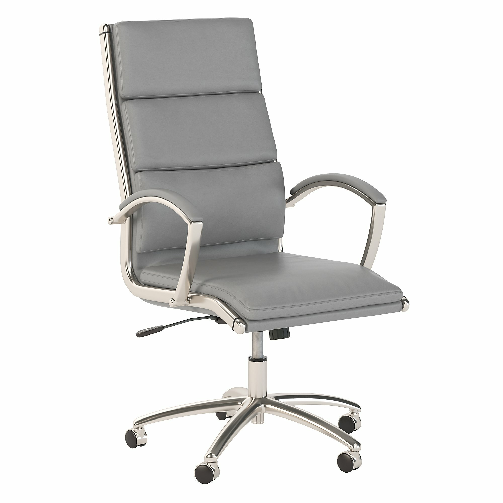 bush business furniture 400 series high back leather conference chair