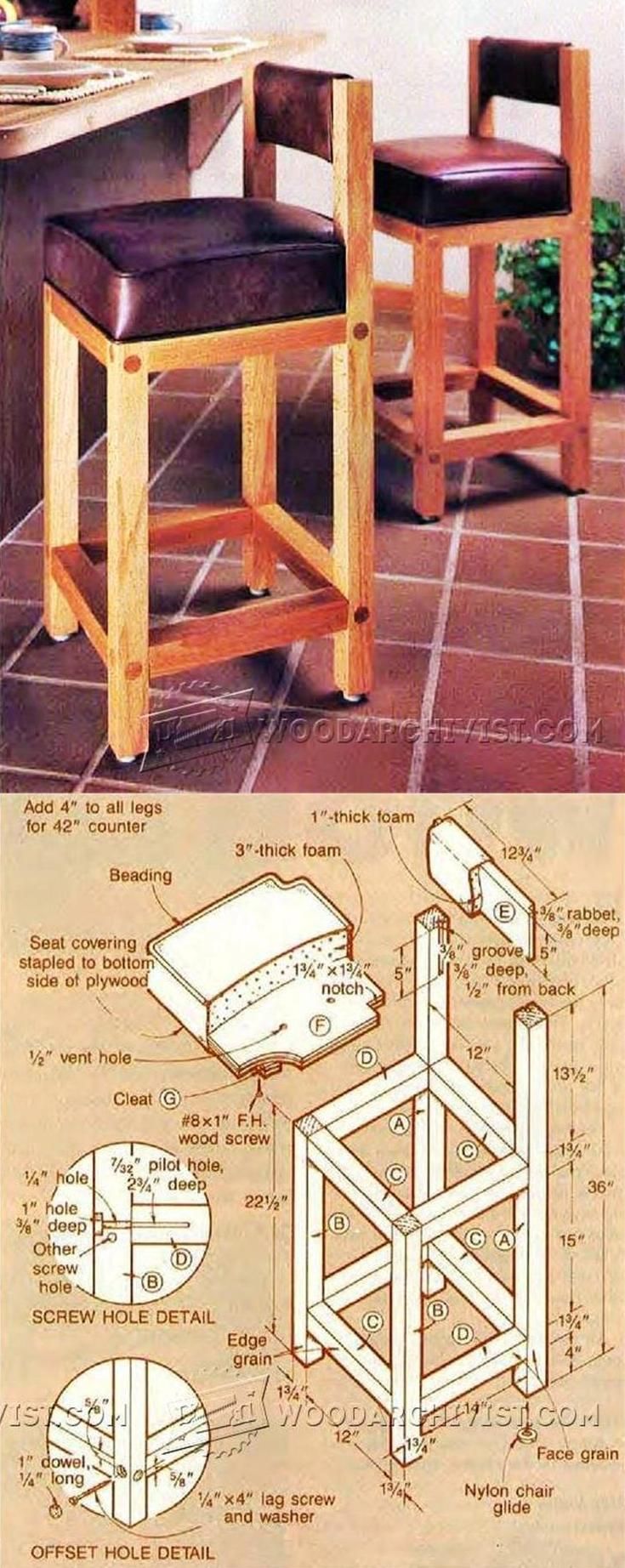 8517a28febab b29ba8ad77e08b furniture plans bar stools