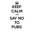 Prêter son Jardin Unique Keep Calm and Say No to Pubg