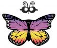 Punaise De Jardin Nouveau Acheter 10 Style Arc En Monarque Papillon Costumes Jolies Couleurs Papillon En Mousseline De soie Ailes Masque Bandeau Cosplay Cape Faveurs De