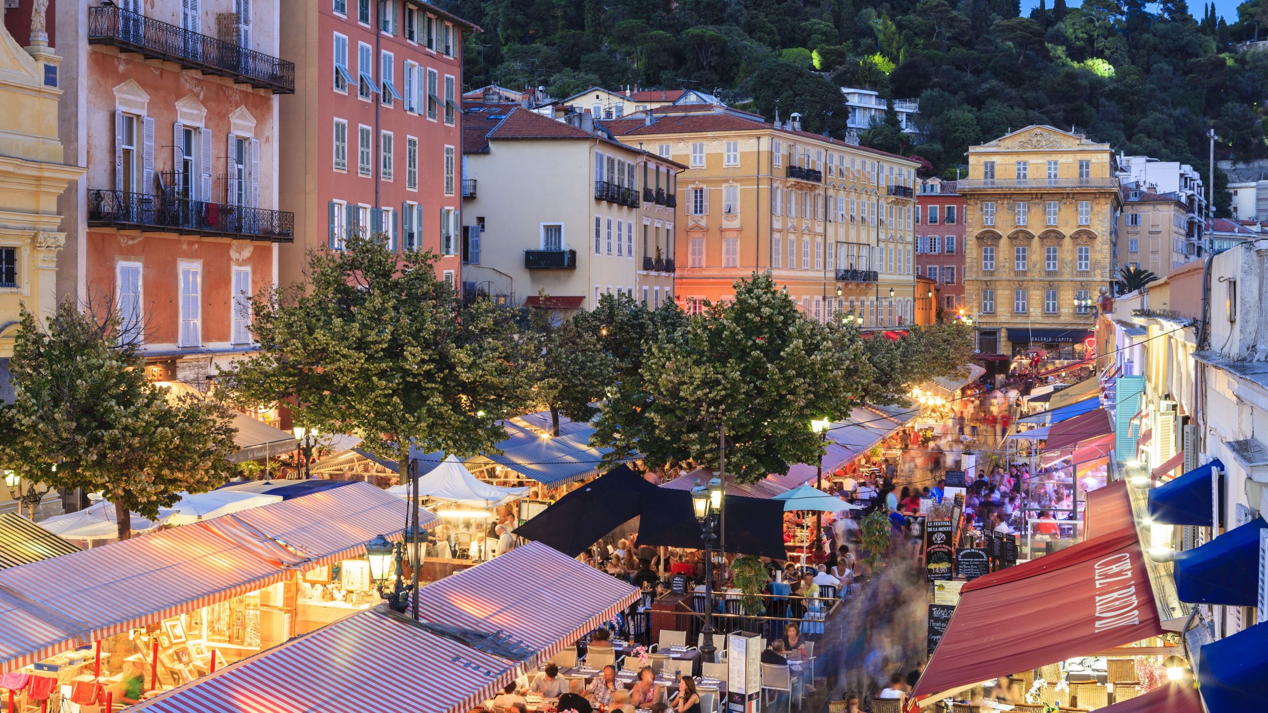 open air restaurants in cours saleya nice alpes maritimes provence cote d azur french riviera france europe 58f8a68b3df78ca