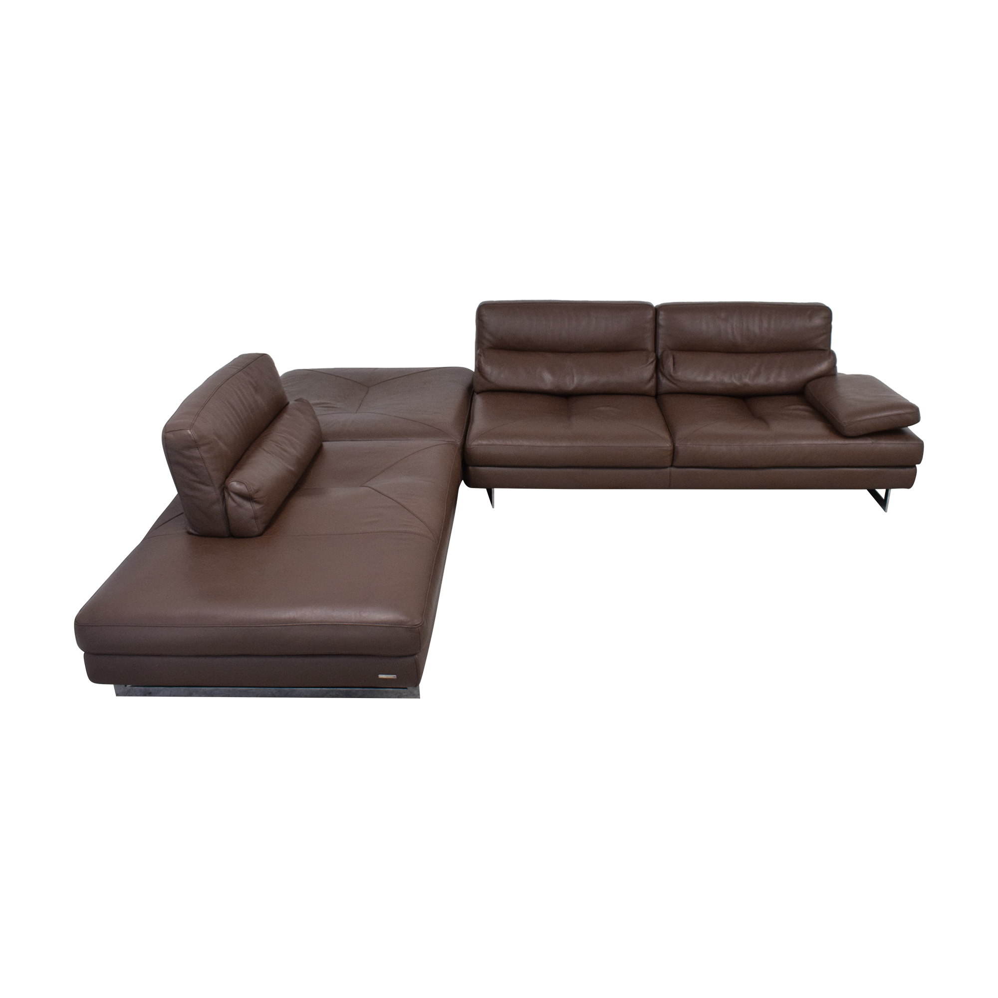 roche bobois chaise sectional sofa used