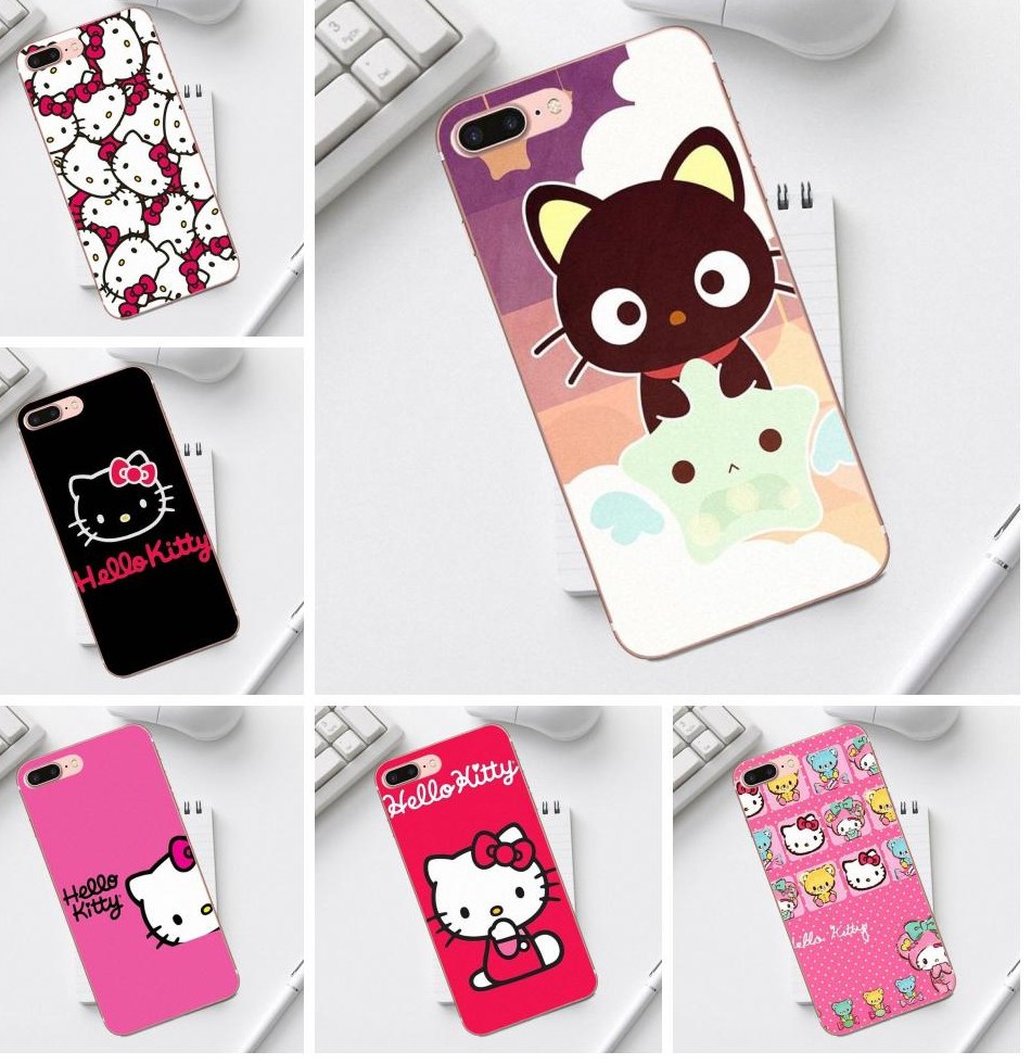 Qdowpz TPU Design Japan Cartoon Animals font b Hello b font font b Kitty b font