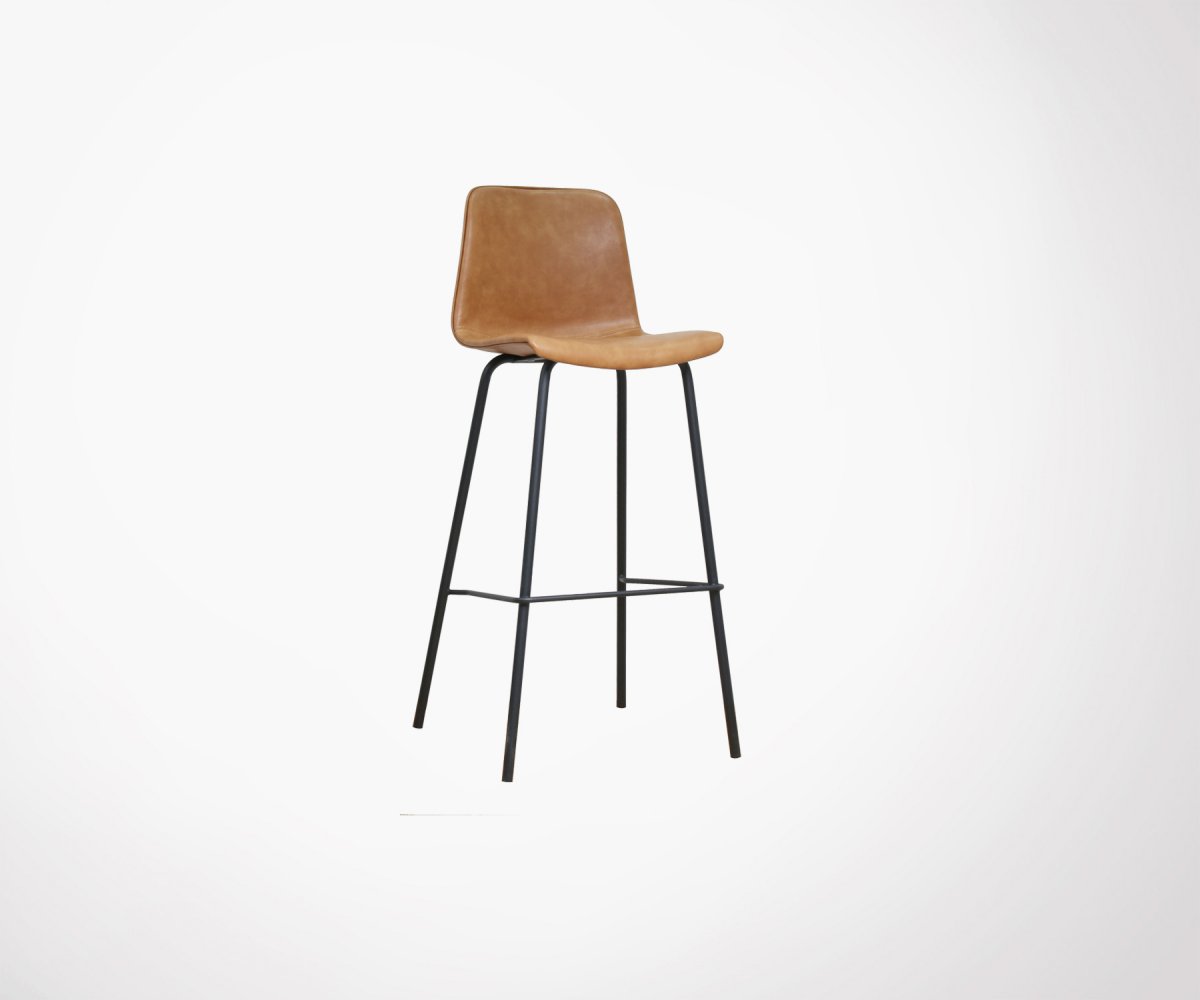 tabouret de bar 77cm eco cuir bilbao