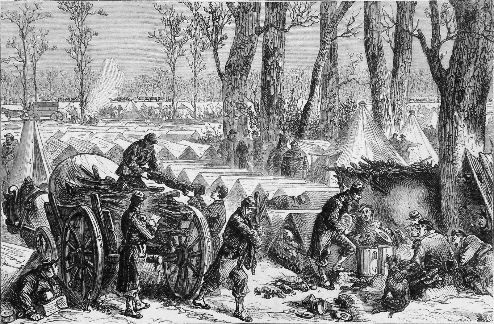 bivouac au bois de Vincennes JPG