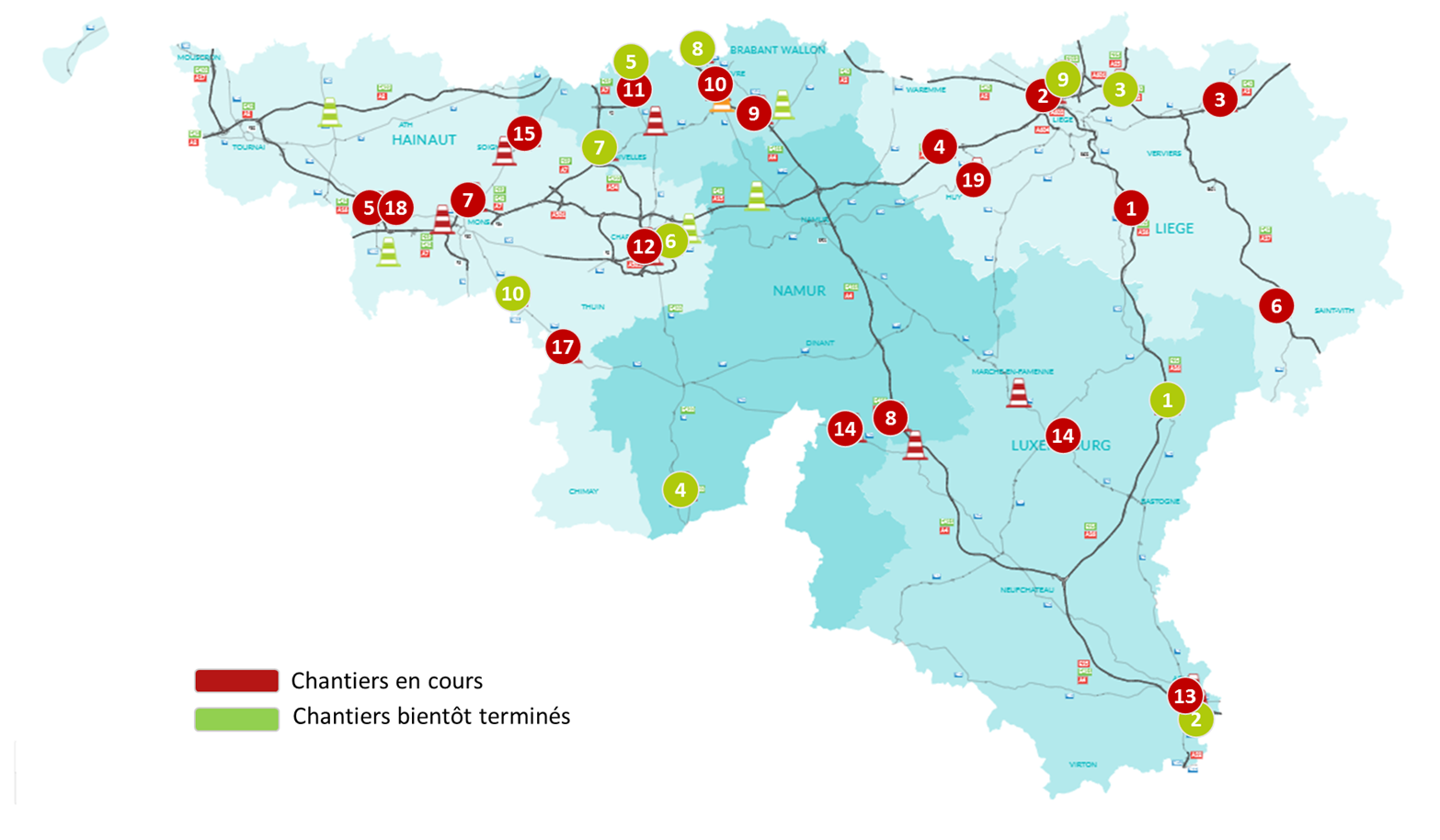 Salon De Jardin Intermarché Inspirant Principaux Chantiers En Cours Sur Les Autoroutes Et