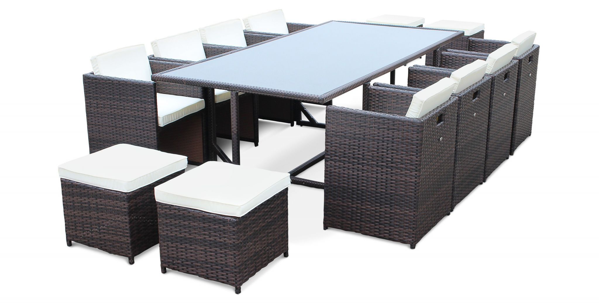 Salon De Jardin Luxe Beau Salon De Jardin Resine Tressee 8 Places