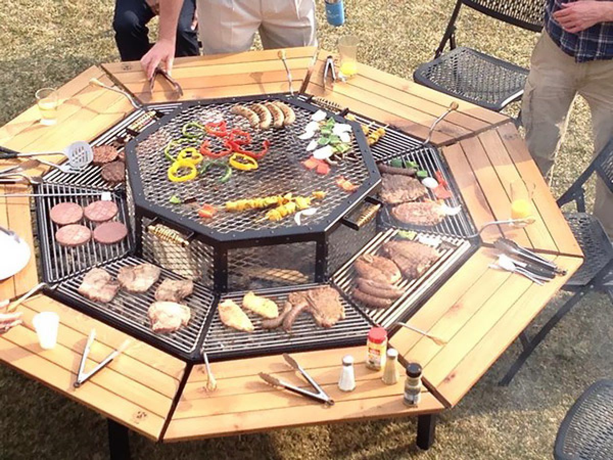 Salon De Jardin Palette Élégant Le Barbecue Table Salle   Manger