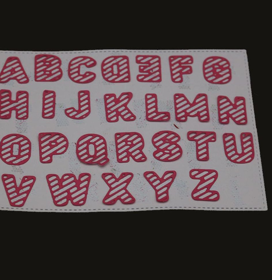 Metal cutting s for scrapbooking Big Alphabet Letters Dies Stencils for DIY Scrapbooking font b