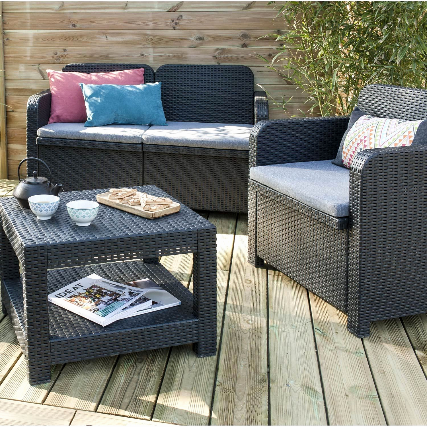 Salon De Jardin Riverside Wicker Line Charmant 36 Luxe Allibert Mobilier De Jardin