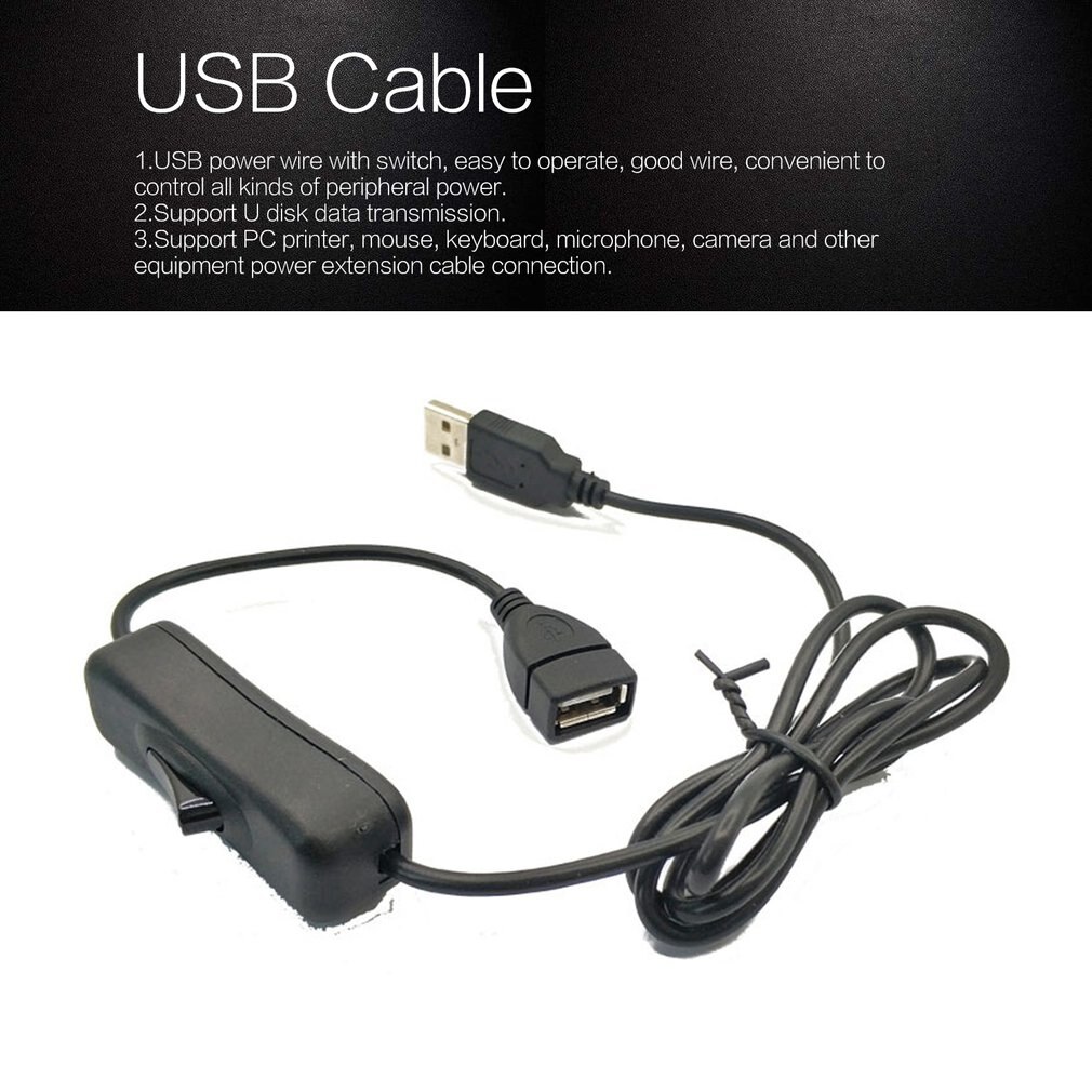 Salon De Jardin Super U Unique Us $1 24 Off Usb Male to Female Extension Cable with Switch 1m Power Line 4 Core 28awg Pure Copper Wire Support U Disk Data Transmissions In Power