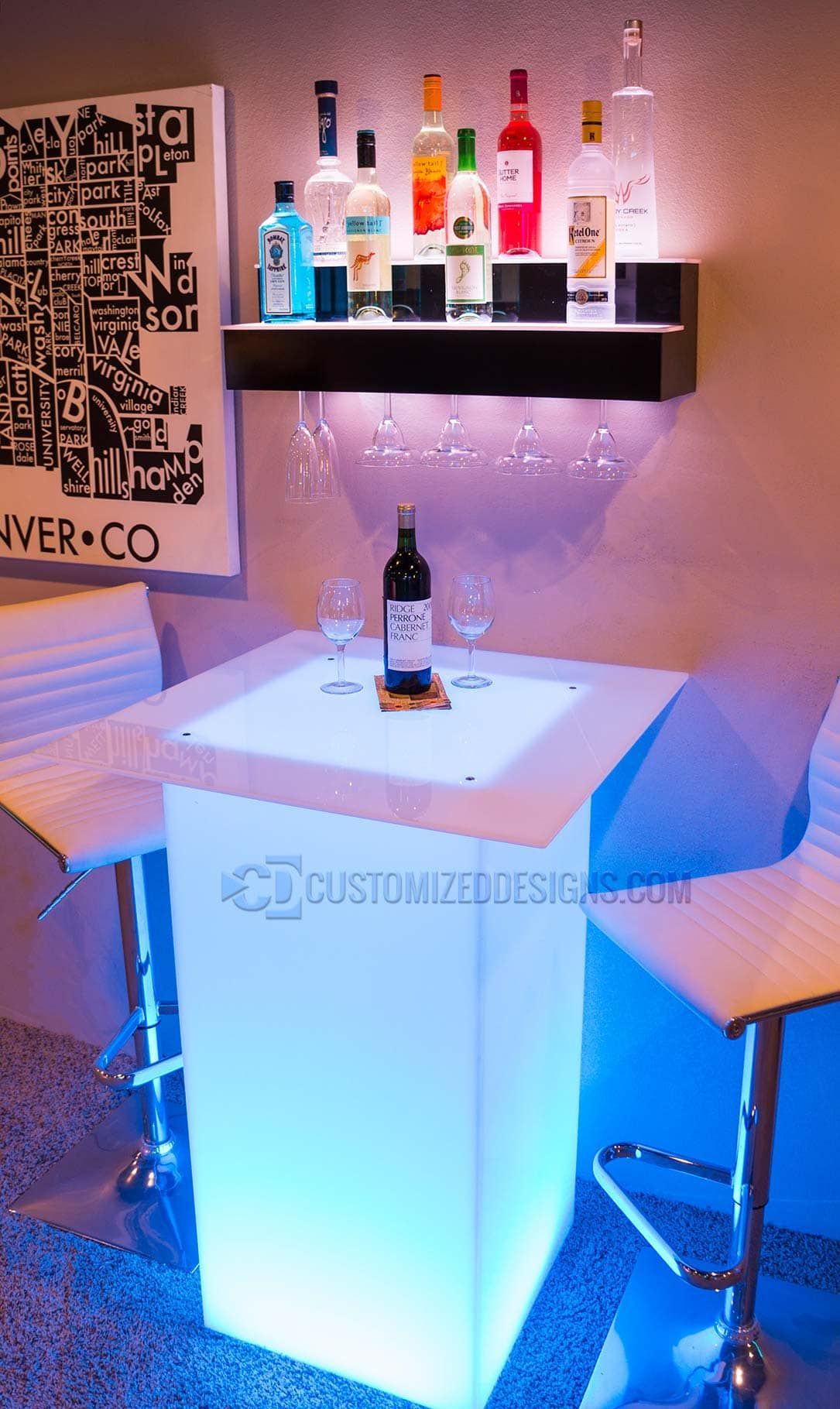 Salon Exterieur Unique 2 Step Led Lighted Liquor Displays En 2020