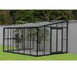 Serre De Jardin En Verre Belgique Frais Serre Adossée En Verre Trempé solarium Grise 11 85 M² Ch¢let Jardin