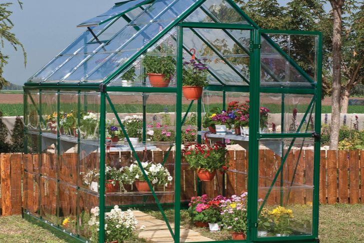 Serre De Jardin En Verre Leroy Merlin Beau Serre De Jardin Verte Harmony 4 5 M² Aluminium Et Polycarbonate Palram