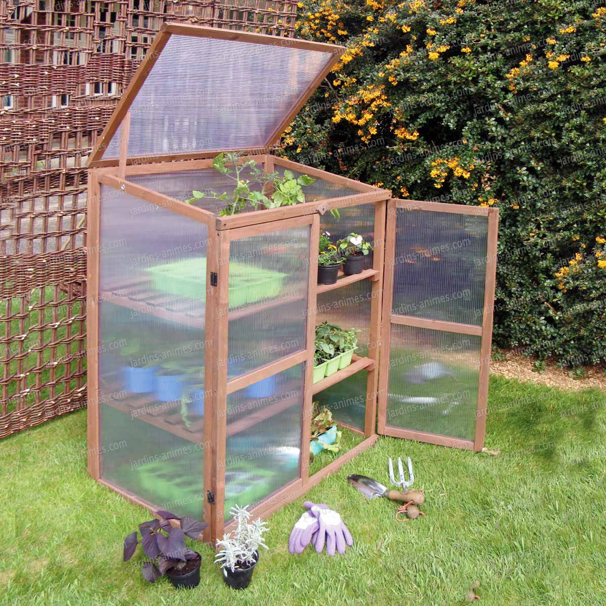 Serre De Jardin Polycarbonate Beau D Co Am Nager Une Petite Terrasse Cocooning Petite