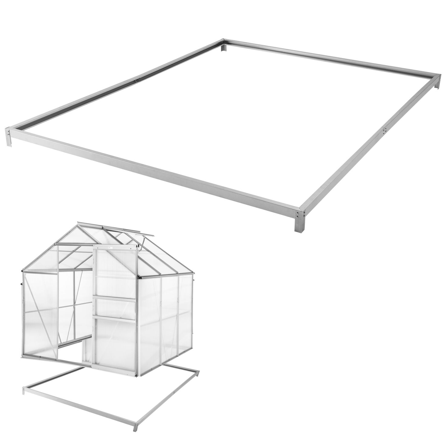 Serre De Jardin Polycarbonate Beau Serre De Jardin Avec Embase 190 X 185 X 195 Cm