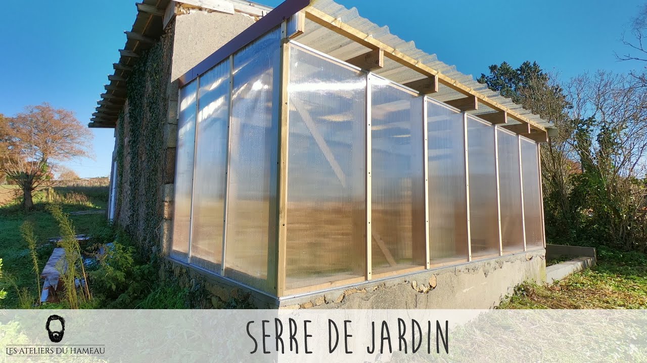 Serre De Jardin Polycarbonate Charmant Construction D Une Serre