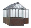 Serre De Jardin Polycarbonate Frais Serre En Métal Effet Rouille H 252 Cm