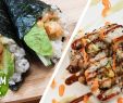 Sushi Jardin Best Of Spicy Scallop Sushi Roll and Temaki Sushi Hand Roll
