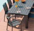 Table De Jardin Aluminium Avec Rallonge Best Of Fauteuil Ida Avec Accoudoirs Empilable Lot De 2 Taille