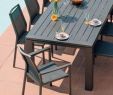 Table De Jardin Aluminium Avec Rallonge Best Of Fauteuil Ida Avec Accoudoirs Empilable Lot De 2 Taille