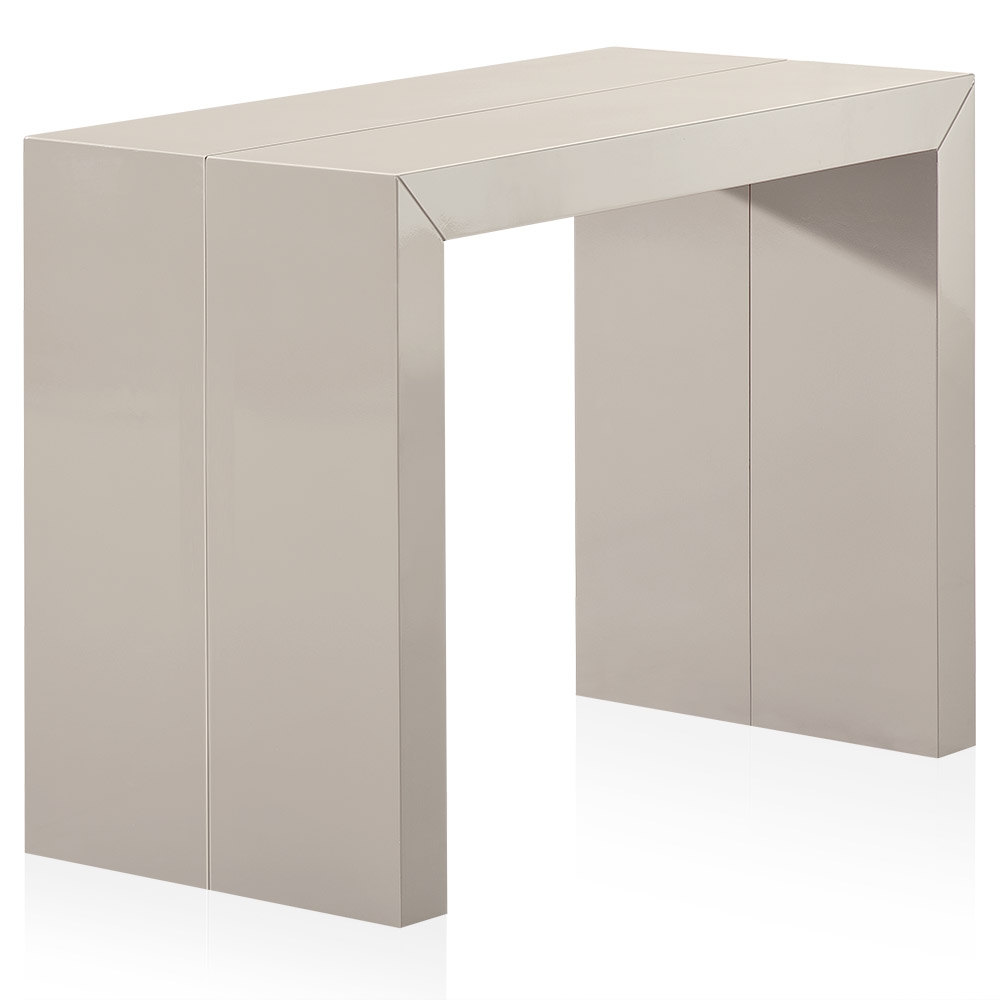 Table De Jardin Aluminium Avec Rallonge Élégant Menzzo Table Console Extensible Oxalys Xl Noir Carbone