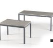 Table De Jardin Aluminium Avec Rallonge Génial Alberto Table Extensible Italienne 120 180 X80 Cm Béton Anthracite