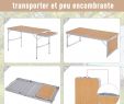 Table De Jardin Aluminium Avec Rallonge Unique Outsunny Table Pliante Table De Camping Table De Jardin Avec Rallonge Hauteur Réglable Aluminium Mdf Imitation Bambou