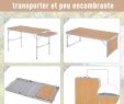 Table De Jardin Aluminium Avec Rallonge Unique Outsunny Table Pliante Table De Camping Table De Jardin Avec Rallonge Hauteur Réglable Aluminium Mdf Imitation Bambou