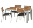 Table De Jardin Ikea Frais Sjlland Table and 4 Armchairs Outdoor Light Brown H¥llö