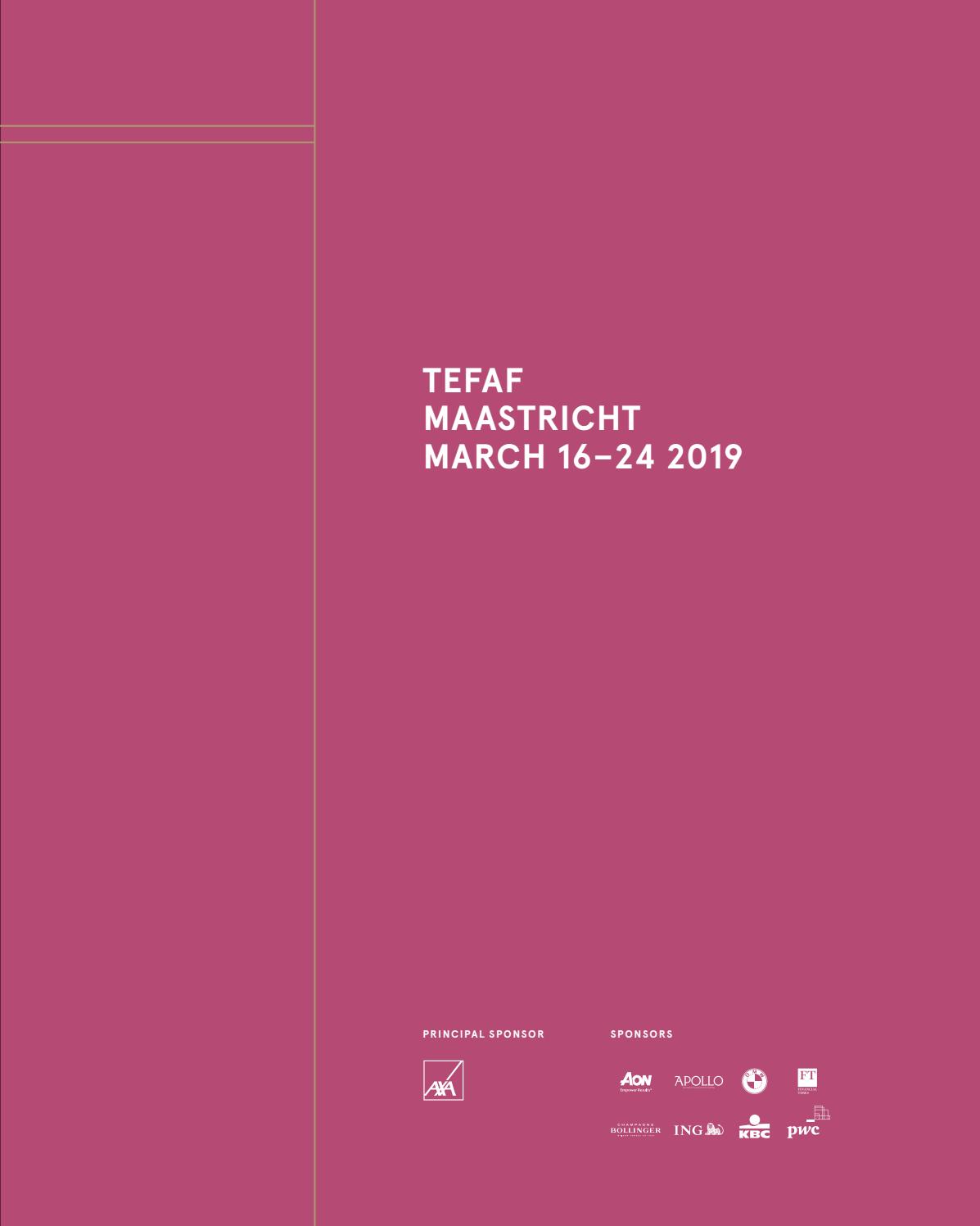 Table De Jardin Leclerc Frais Tefaf Maastricht 2019 Catalogue by Tefaf issuu