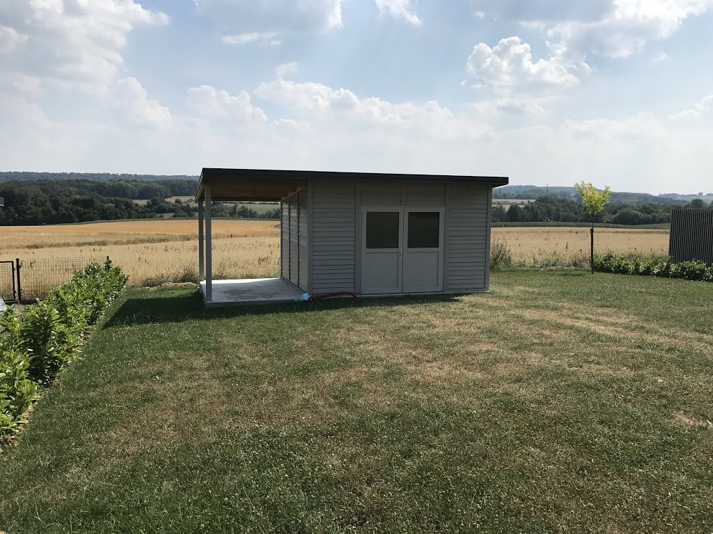 Table Jardin Bois Charmant Wood Beton Spa Chalet Barbecues Pergolas