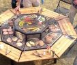 Table Jardin Bois Frais Le Barbecue Table Salle   Manger