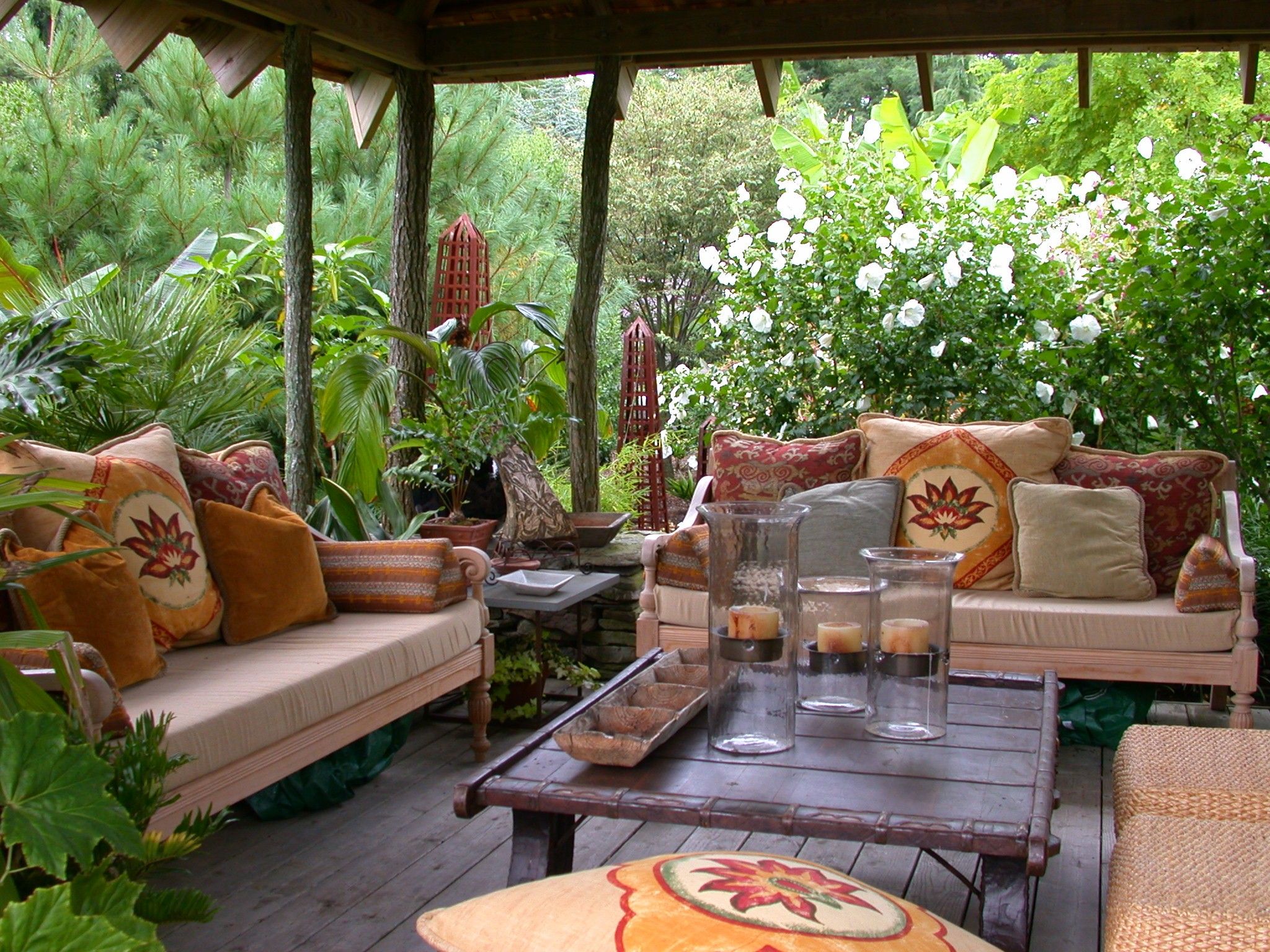 Tante De Jardin Élégant Lovely Outdoor Living Room Galer­a