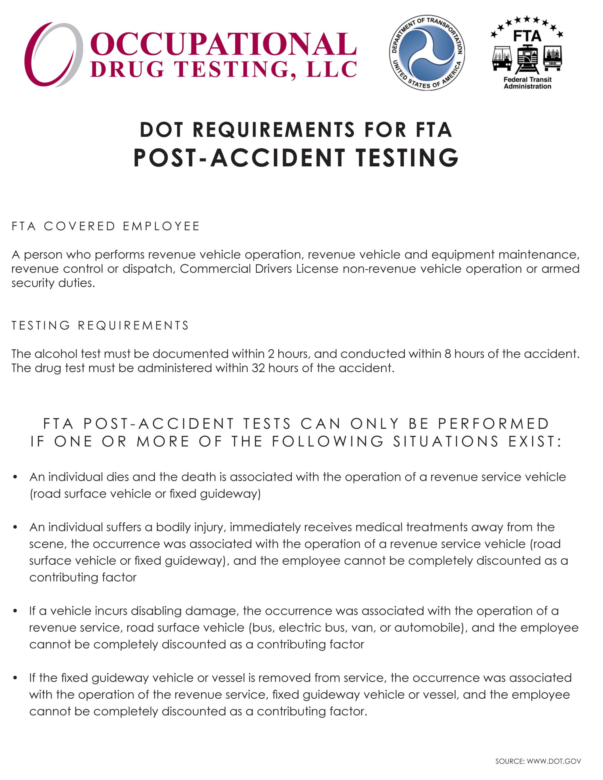 Tarif Entretien Jardin Auto Entrepreneur Élégant Post Accidentfta Disa formerly Occupational Drug Testing