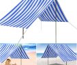 Taxe Sur Abri De Jardin Frais 330x180cm Tente De Plage Portative Uv Abri De soleil Ombre Auvent Camping Pique Nique En Plein Air