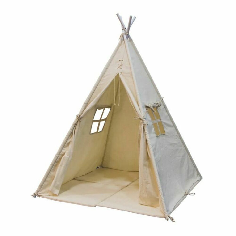 Tente Jardin Frais Sunny Tente Tipi Pour Enfants Tente De Jeu Alba Blanc Cr¨me