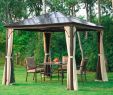 Tentes De Jardin Beau Pavillon De Jardin 3l X 3l X 2 6h M Chocolat Beige Taille