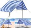 Tentes De Jardin Best Of 330x180cm Tente De Plage Portative Uv Abri De soleil Ombre Auvent Camping Pique Nique En Plein Air