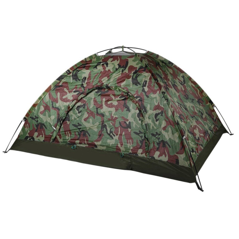 Tentes De Jardin Frais Acheter Outdoor Portable Single Layer Camping Randonnée Tente 2 Personne Imperméable Léger Camouflage Beach touristique Sunshelter Chasse De $66 82 Du