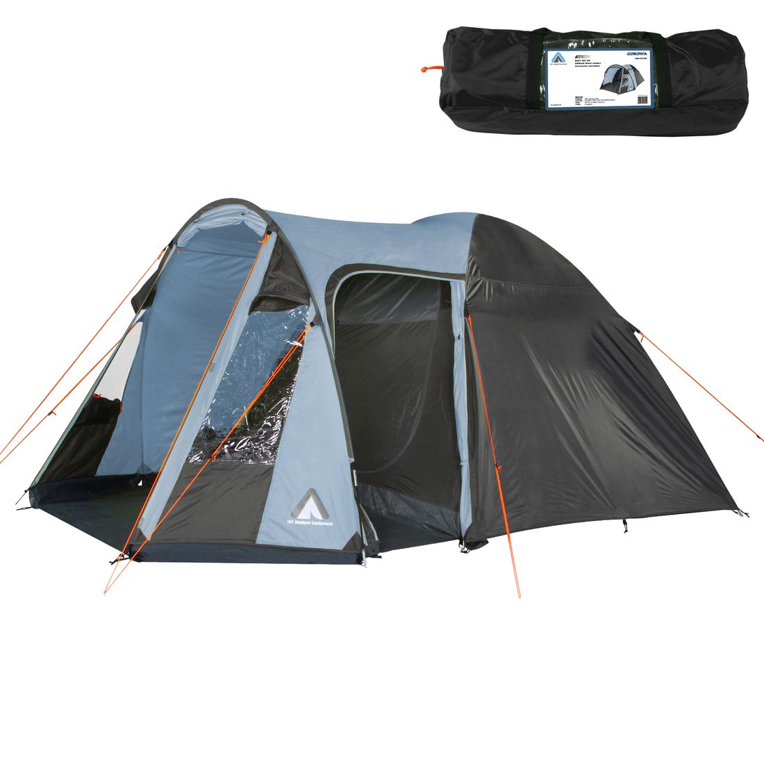 Tentes De Jardin Génial 10t Corowa 5 Arona Tente D´me Pour 5 Personnes Avec Hauteur Libre Tente De Camping Avec 2 Portes Tente De Trekking