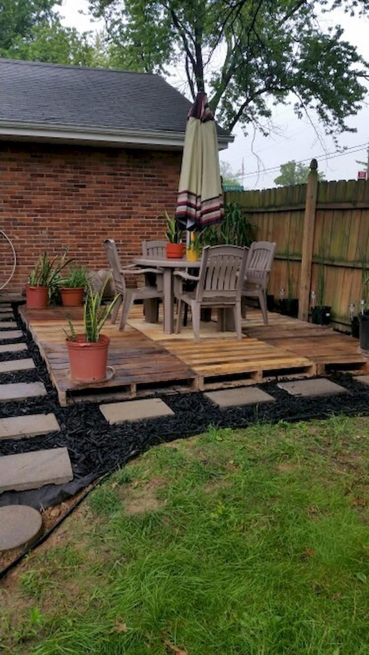 Terrasse Jardin Bois Frais Terrasse En Bois De Palettes