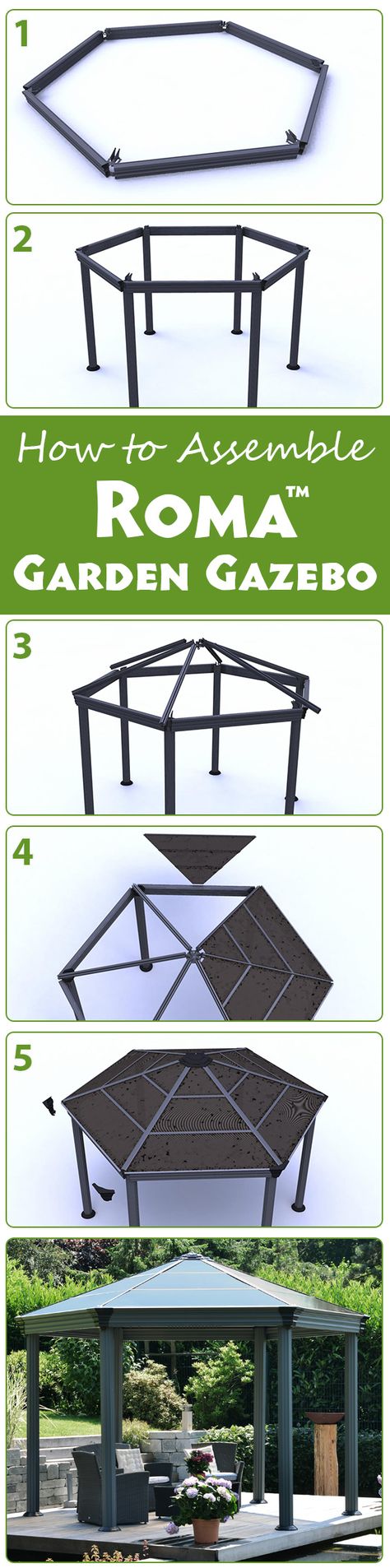 Tonnelle Aluminium Frais 155 Best Gazebos Images In 2020