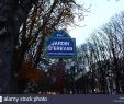 Univers Jardin Luxe the Street In Paris France with Armenian Street Name Stock