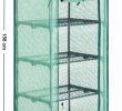 Tente Abri De Jardin Élégant songmics Mini Serre De Jardin Tente Abri Csadre Métallique B¢che Anti Uv Résistante 4 Niveaux 0 34 M2 Dimensions 69 X 49 X158 Cm Vert Gwp04l