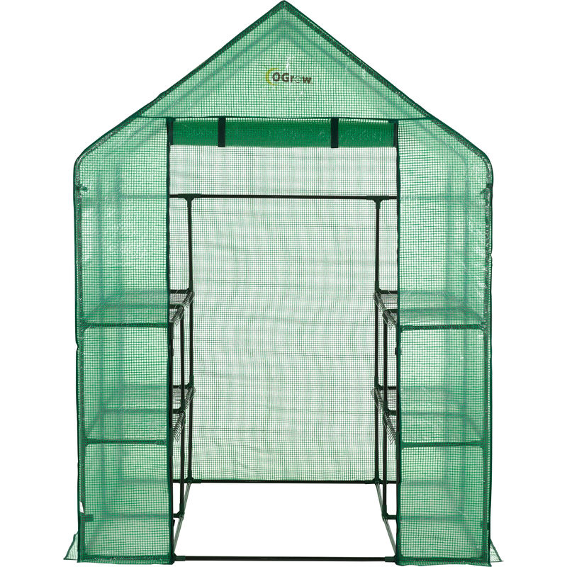 Tente Abri De Jardin Luxe Mini Serre De Jardin Tente Abri Pour Légume Plantes 8 étag¨res