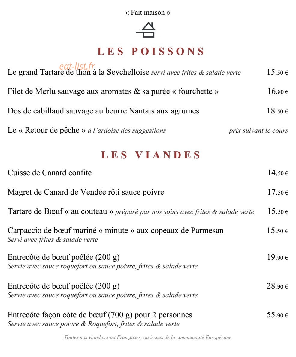 Coté Jardin Nantes Frais République C´té Jardin   Nantes Carte Menu Et Photos